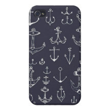 Modelo del ancla iPhone 4 fundas