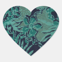 Modelo del batik de la marina de guerra y de la tu colcomanias corazon