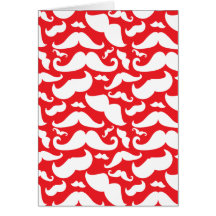 Modelo del bigote tarjeton