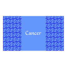 Modelo del cáncer plantilla de tarjeta de visita