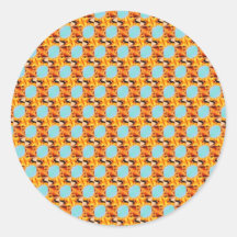 Modelo del color de 3 D Etiquetas Redondas