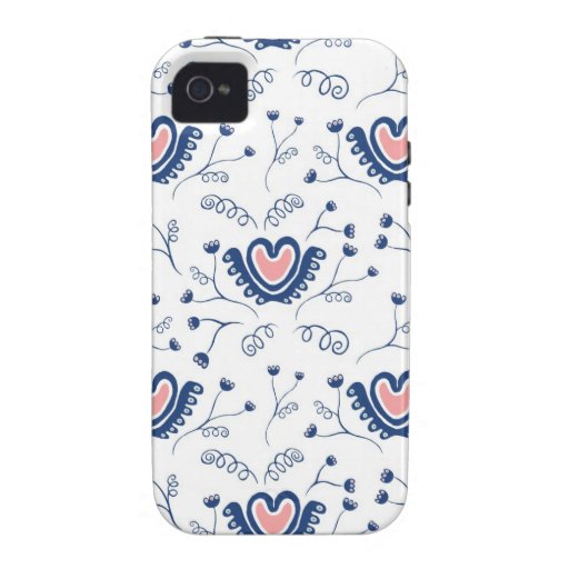 "Modelo del corazón " iPhone 4 Funda