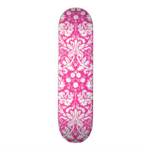 Modelo del damasco de las rosas fuertes tabla de skate