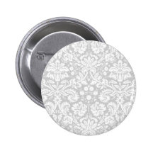 Modelo del damasco de los gris plateados pins