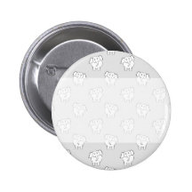 Modelo del elefante blanco en gris pin