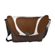 Modelo del estampado de girafa en Brown oscuro Bolsa De Mensajeria