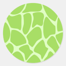 Modelo del estampado de girafa en verde de cal etiqueta