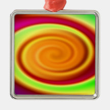 Modelo del extracto del remolino del arco iris ornamento para reyes magos