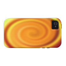 Modelo del extracto del remolino del arco iris vibe iPhone 4 fundas