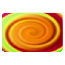 Modelo del extracto del remolino del arco iris imanes de vinilo
