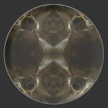 Modelo del fractal de Brown platos
