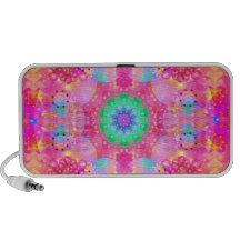 Modelo del fractal de las estrellas y de las burbu notebook altavoz