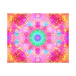 Modelo del fractal de las estrellas y de las burbu impresiones en lona estiradas