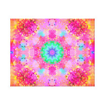 Modelo del fractal de las estrellas y de las burbu impresiones en lona estiradas