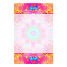 Modelo del fractal de las estrellas y de las burbu  papeleria