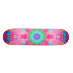 Modelo del fractal de las estrellas y de las burbu patineta personalizada
