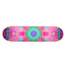 Modelo del fractal de las estrellas y de las burbu patineta personalizada