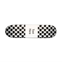 Modelo del gato negro tabla de skate