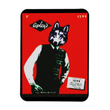 modelo del lobo iman flexible