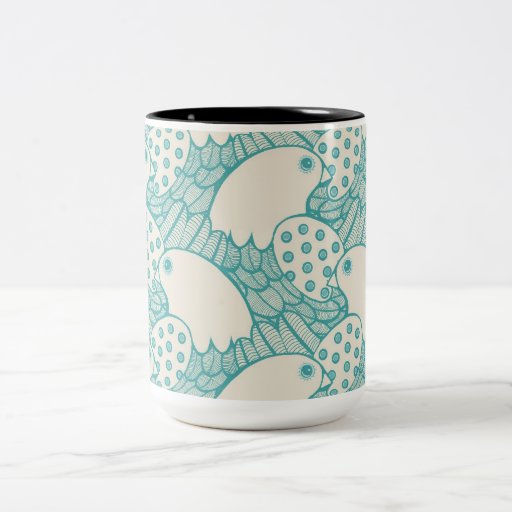 "Modelo del pájaro " Tazas