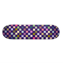 Modelo del tablero de damas del arco iris monopatines personalizados