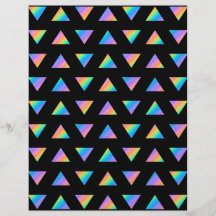 Modelo del triángulo del multicolor tarjeton