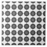 Modelo elegante. Blanco y negro. Teja Ceramica