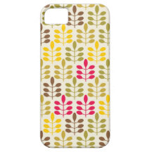 Modelo elegante de la naturaleza de las hojas del  iPhone 5 Case-Mate funda
