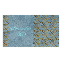 Modelo elegante lindo de los vaqueros modernos de  tarjetas de visita