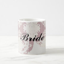 modelo elegante romántico de marfil rojo del damas tazas de café