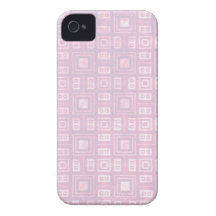 modelo en colores pastel 4 de los rosas bebés inco iPhone 4 Case-Mate coberturas