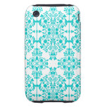 Modelo femenino lindo del damasco del trullo iPhone 3 tough cárcasa
