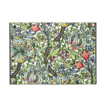 Modelo floral de la zaraza del lirio de oro de Wil iPad Mini Cárcasa
