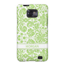 Modelo floral del damasco de la cal conocida de en samsung galaxy SII funda