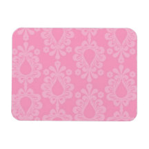 modelo floral del damasco del rosa en colores past imanes flexibles
