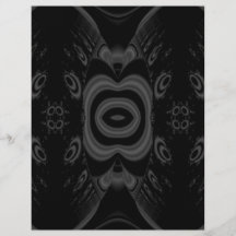 Modelo floral negro y gris gótico flyer personalizado