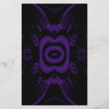 Modelo floral negro y púrpura gótico flyer personalizado