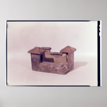 Modelo funerario de una casa, dinastía de Han Poster