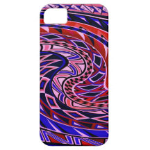 Modelo geométrico colorido iPhone 5 protectores