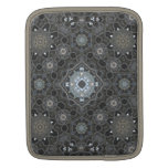 Modelo geométrico negro y gris funda para iPads