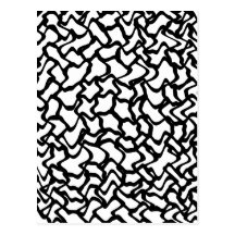 Modelo gráfico abstracto blanco y negro. postales