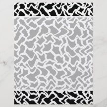 Modelo gráfico abstracto blanco y negro. tarjeton