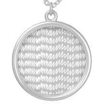 Modelo gris claro y blanco del squiggle pendiente personalizado