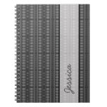 Modelo gris del copo de nieve libros de apuntes