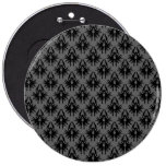 Modelo gris negro y profundo del damasco pins