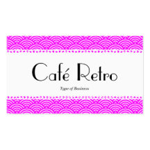 Modelo (horneado a la crema y con pan rallado) ret tarjetas de visita
