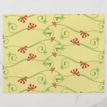 Modelo ilustrado flores rojas tarjeton