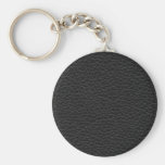 Modelo impreso negro elegante llavero