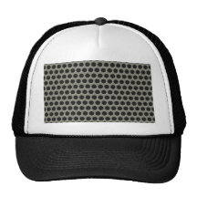 Modelo inconsútil de la parrilla del metal del emb gorros  