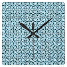 Modelo inconsútil de la teja reloj de pared